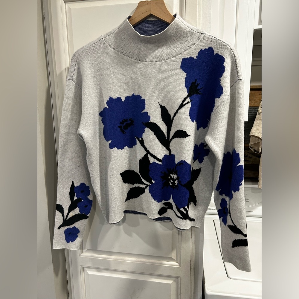 Anthropologie The Carys Mock-Neck Sweater by Maeve